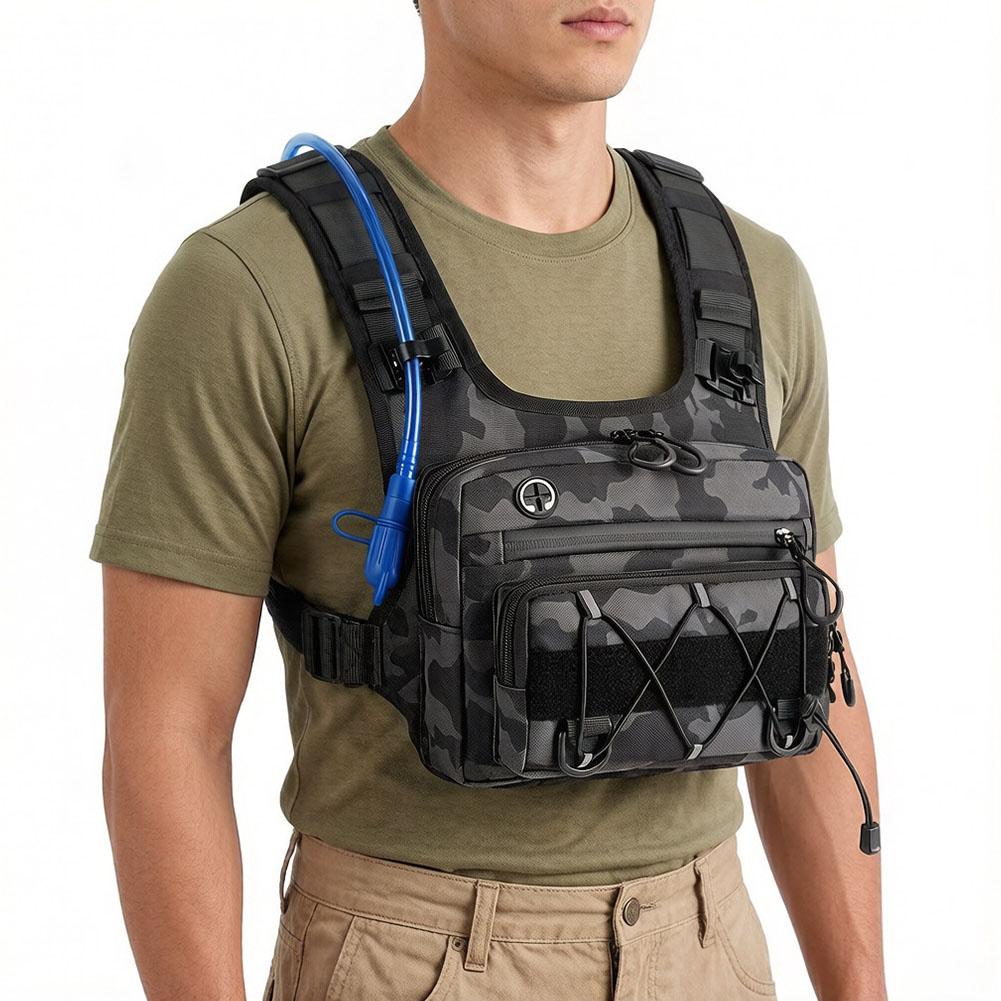 Cycling Gear Vest - Running Chest Pack Hydration Vest For