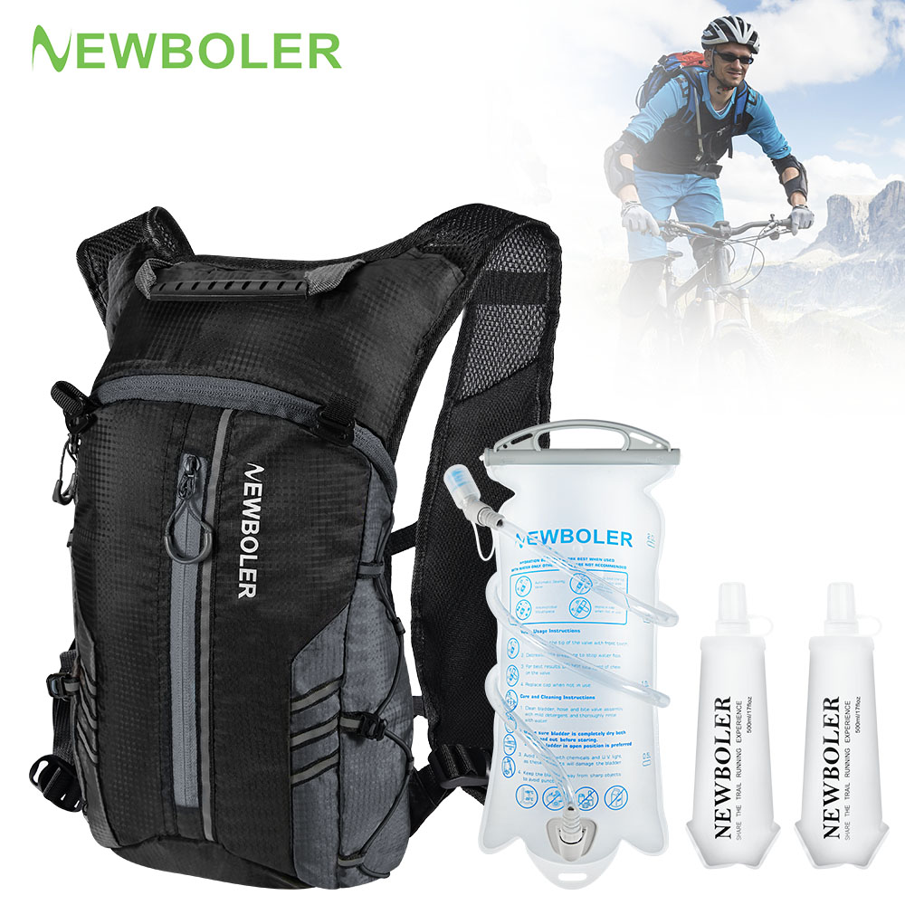 Cycling Gear Vest - Running Backpack Vest With Water Bottle