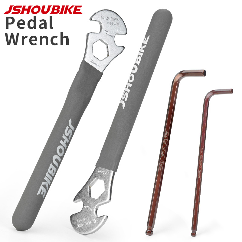 Mtb Pedals - JSHOUBIKE 6/8/15mm bicycle pedal wrench Allen