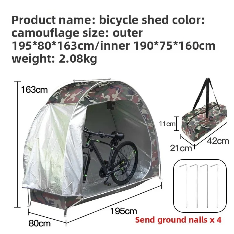 Portable Outdoor Bike Shelter  - огляд і ціна Cycling Gear Needed
