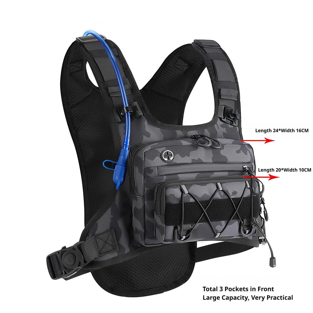 Running Chest Pack Hydration V - огляд і ціна Cycling Gear Vest