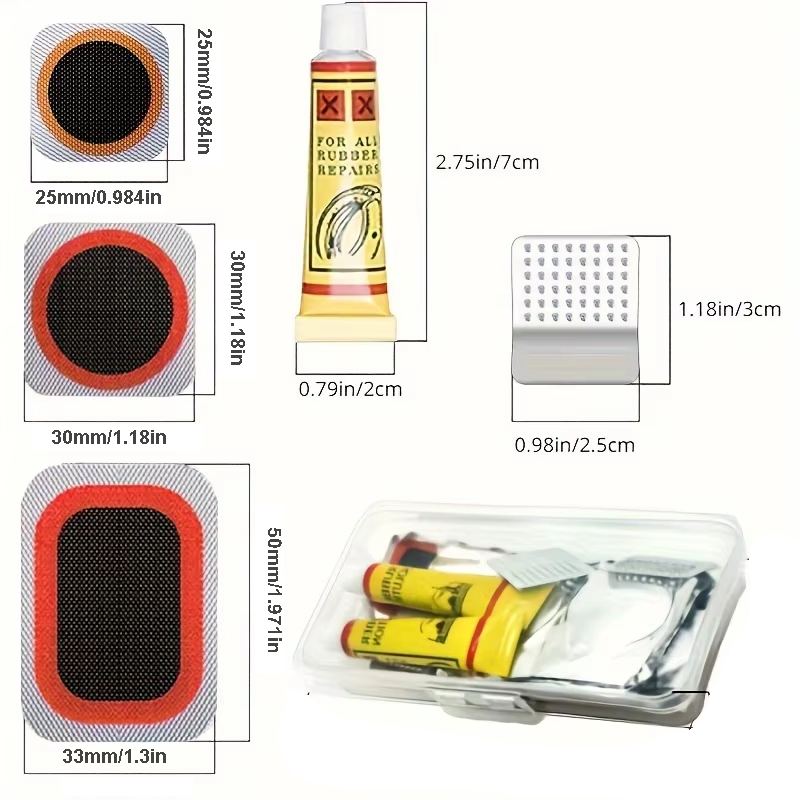 39pcs Bike Tire Repair Kit - B - огляд і ціна Bicycle Repair Kit
