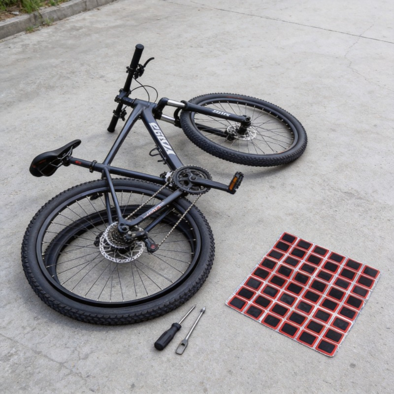 25mm Bike Rubber Puncture Patc - огляд і ціна Bicycle Repair Kit
