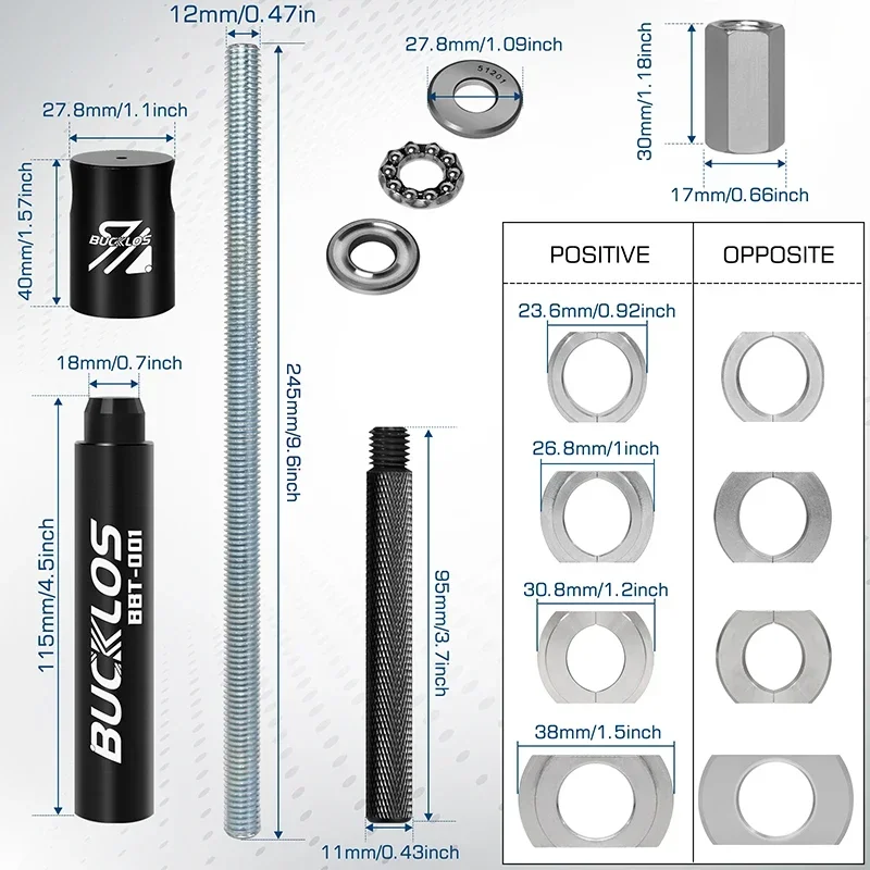 BUCKLOS Bicycle Bottom Bracket - огляд і ціна Bicycle Repair Kit