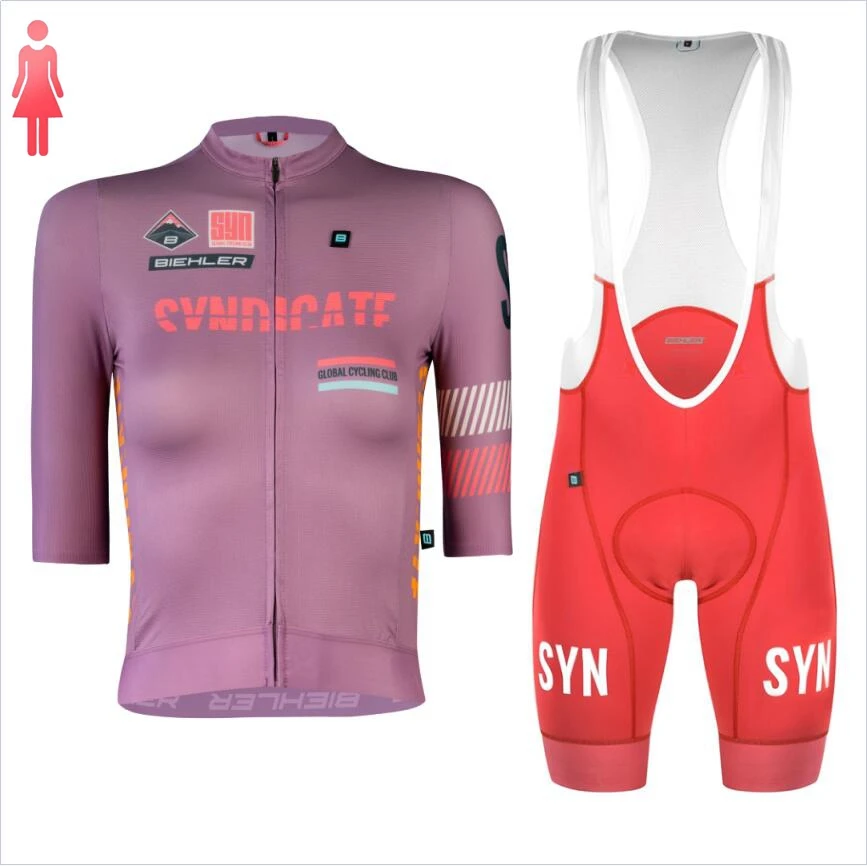 SYN Purple short sleeve Jersey - огляд і ціна Cycling Gear For Sale