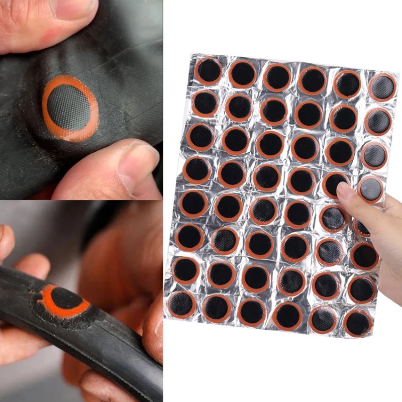 48pcs Rubber Puncture Patches  - огляд і ціна Bicycle Repair Kit
