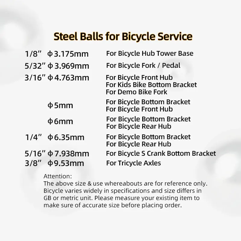 144/20pcs Bicycle Steel Balls  - огляд і ціна Mtb Pedals