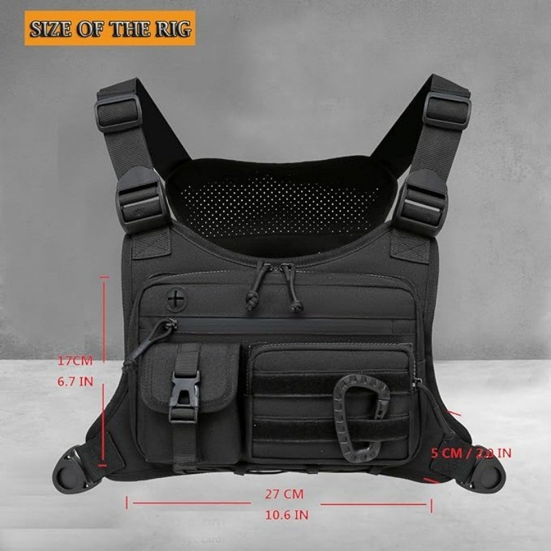 Tactical Chest Bag Men's Vest  - огляд і ціна Cycling Gear Vest
