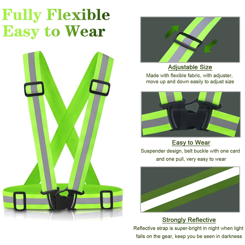 1Pcs Night Running Vest High V - огляд і ціна Cycling Gear Vest