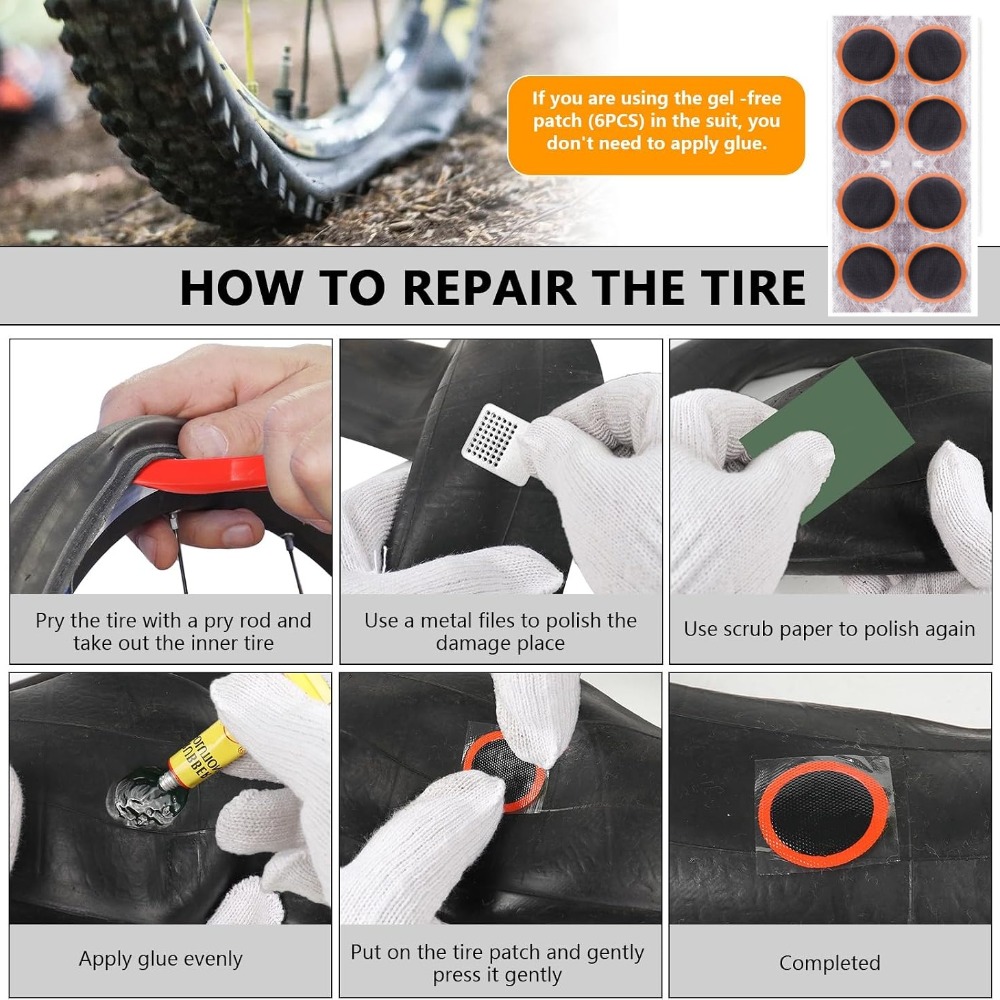 Bike Tire Repair Kit,Bicycle I - огляд і ціна Bicycle Repair Kit