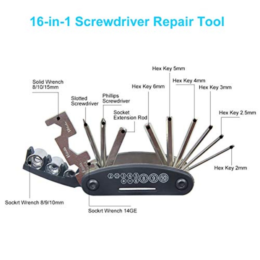 Bike Repair Kit Contains 16-in - огляд і ціна Bicycle Repair Kit