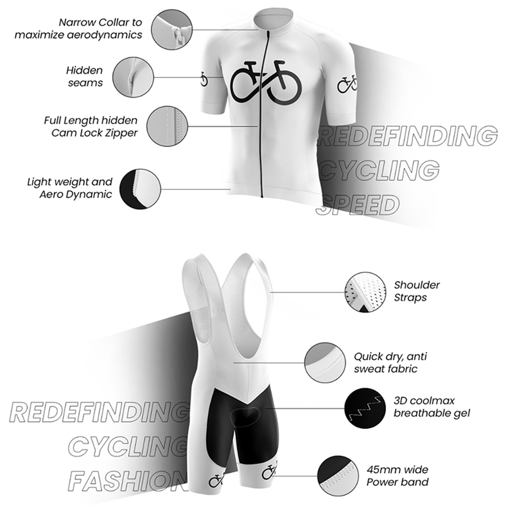 Man Cycling Set Short Bib Cycl - огляд і ціна Cycling Gear For Sale